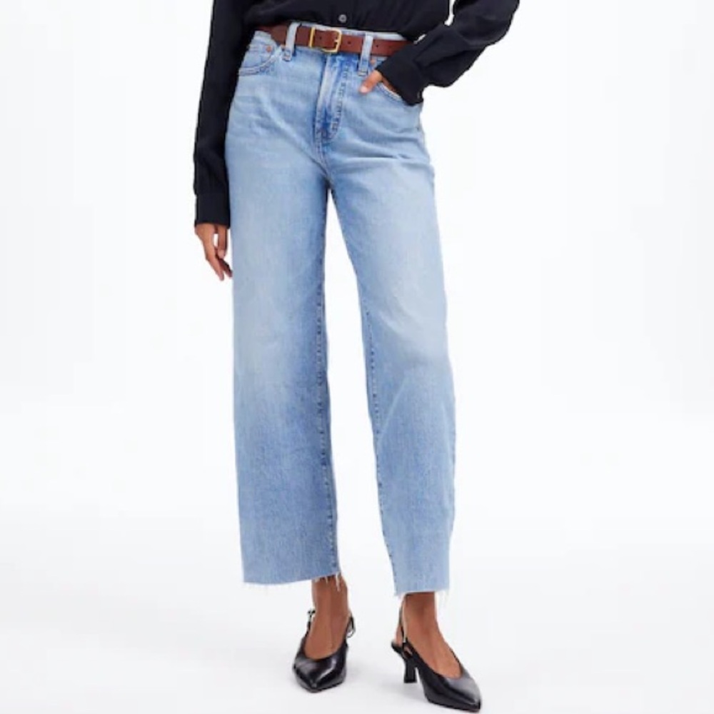 Madewell the perfect Vintage Wide -Leg Crop jean